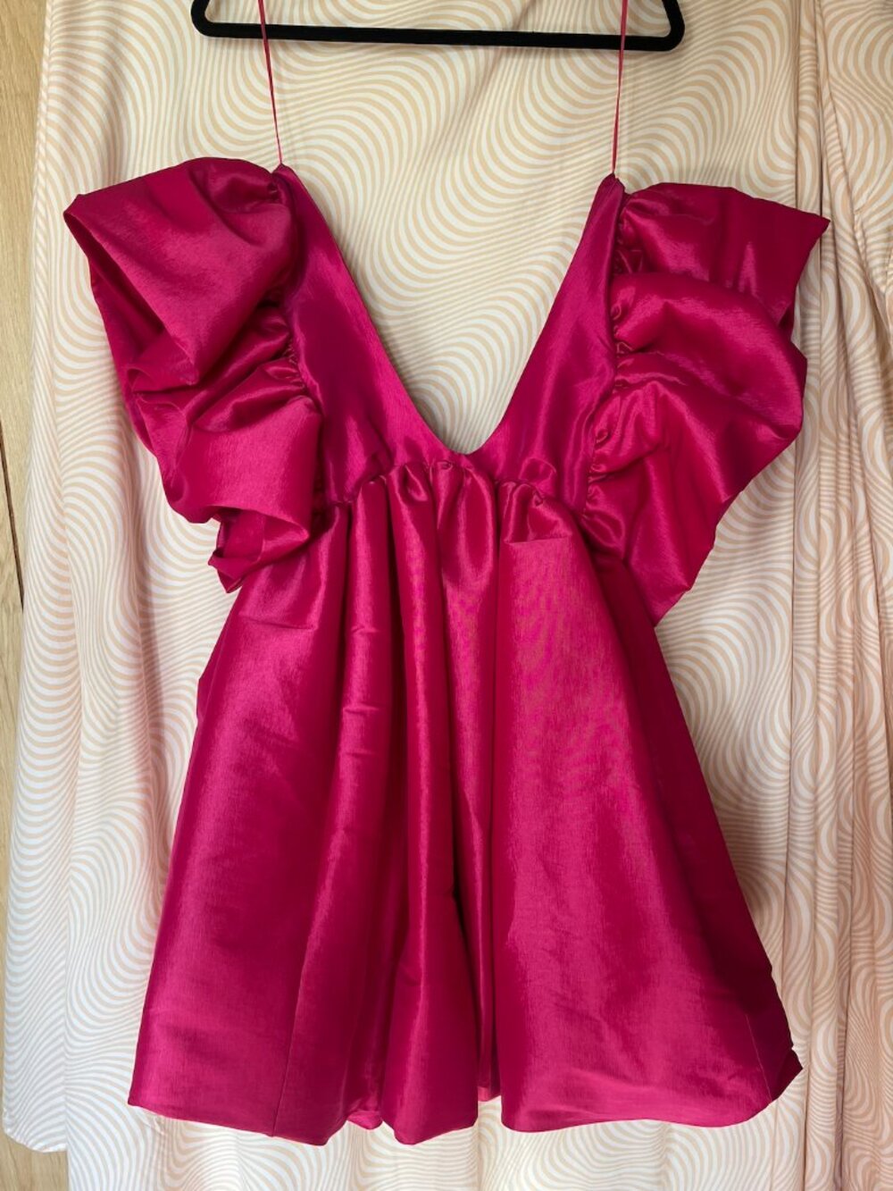 Kika Vargas  Adri ruffled taffeta dress  - S
